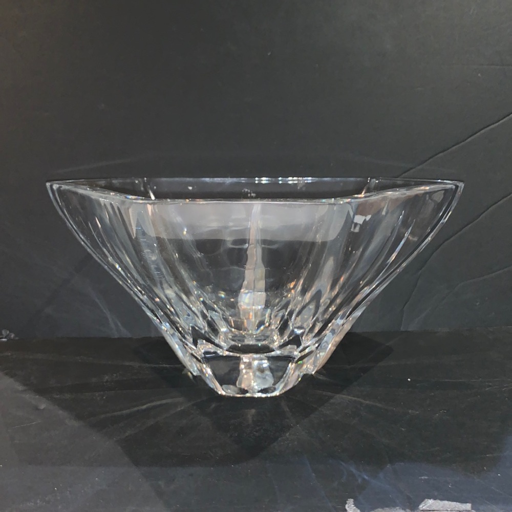 Miller Rogaska Crystal Triangular Bowl